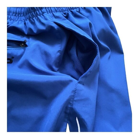 Head Club athletic shorts deep blue slip gusset pockets elastic waist logo Men M - Picture 6 of 14